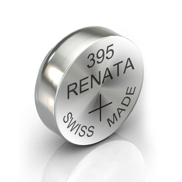 Renata 395 Watch Battery Swiss Made Silver Coin SR927SW 1.55V All Pack - TradeNRG UK